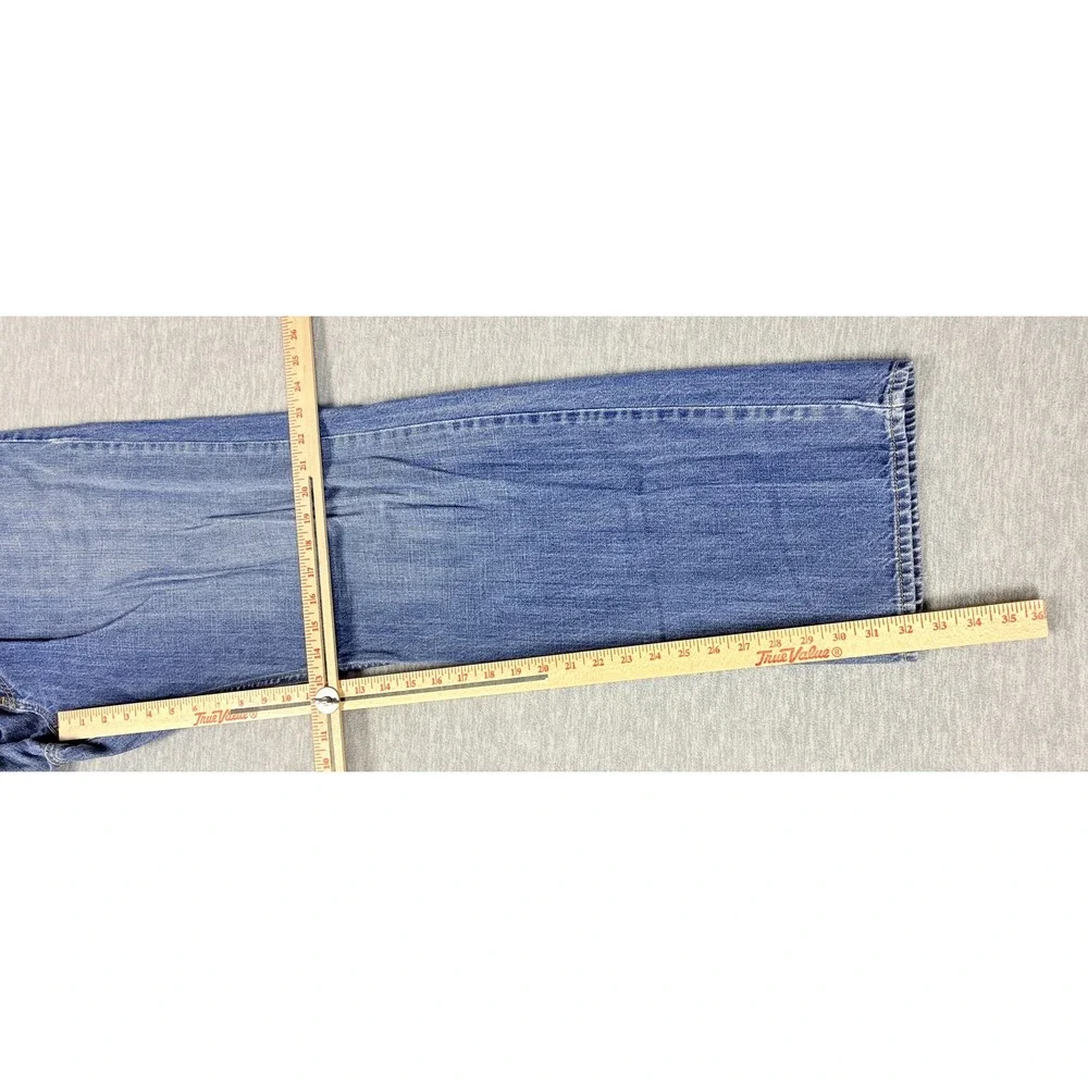 Tommy Hilfiger Freedom Relaxed Fit Jeans Mens 38 Blue Denim Straight Leg 32.5